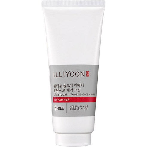 ProtoClinical k-beauty ILLIYOON Ultra Repair Cream 200ml single upright cream package centered on a light background