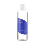 ProtoClinical k-beauty Isntree Hyaluronic Acid Toner 200ml in a single upright pale blue bottle on a white background