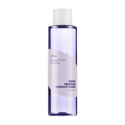 ProtoClinical k-beauty Isntree Onion Newpair Essence Toner 200ml single upright toner package centered on a light background