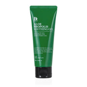 ProtoClinical k-beauty Benton Aloe Propolis Soothing Gel 100ml single upright dark green gel package centered on a white background with soft pastel accents