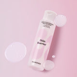 ProtoClinical k-beauty Mamonde Probiotics Ceramide Skin Softener 200ml soft pink silhouette centered in a tall vertical layout on a light background.