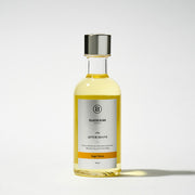 ProtoClinical k-beauty BARBER501 After Shave 165ml #vita(Sage Citrus) single upright pale olive after-shave bottle centered on a pale background with soft lavender side shading