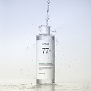 Anua HEARTLEAF 77% SOOTHING TONER 500ml by ProtoClinical shown in a clean toner product presentation with bottle packaging on a light background, highlighting a calming k-beauty skincare routine.