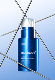 ProtoClinical k-beauty tall blue beauty product centered on a clean white background.