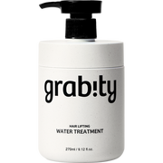 ProtoClinical k-beauty grabity Hair Lifting Water Treatment 270ml single upright pale blue treatment bottle with a dark cap centered on a light background.