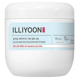 ProtoClinical k-beauty ILLIYOON Ceramide Ato Concentrate Cream 500ml two pale blue cream packages side by side on a white background with beige side accents.