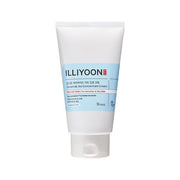 ProtoClinical k-beauty ILLIYOON Ceramide Ato Concentrate Cream 150ml single centered pale blue cream package on a white background with soft blue side accents.