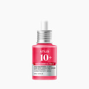 Anua Niacinamide 10% + TXA 4% Dark Spot Correcting Serum 30ml pink bottle, front view