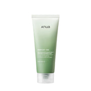 ProtoClinical k-beauty Anua HEARTLEAF QUERCETINOL PORE DEEP CLEANSING FOAM 150ml single upright pale green cleansing foam package centered on a light background.