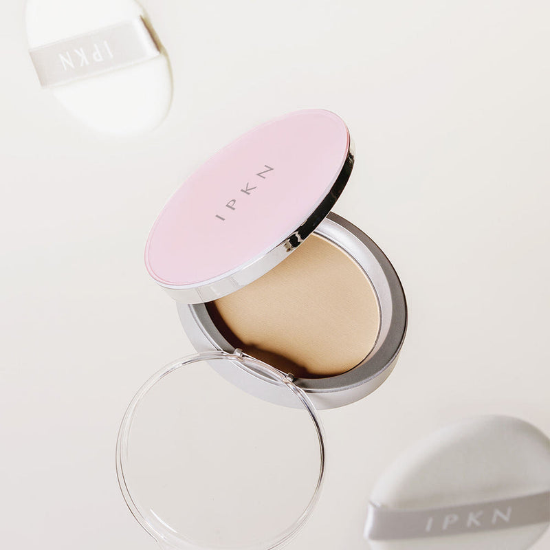 ProtoClinical k-beauty IPKN Perfume Powder Pact 5G 14.5g #Moist (2 Colors) single upright powder pact packaging on a light background