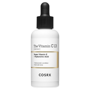 ProtoClinical k-beauty COSRX The Vitamin C 13 Serum 20ml single centered serum bottle on a white background with a slim dark cap and warm orange tones