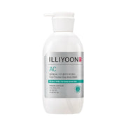 ProtoClinical k-beauty ILLIYOON Cica Acne Clear Body Wash 400ml single upright body wash bottle centered on a light background