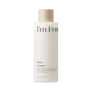 ProtoClinical k-beauty I'm from Rice Toner 150ml single upright ivory toner bottle centered on a white background with soft green side shading